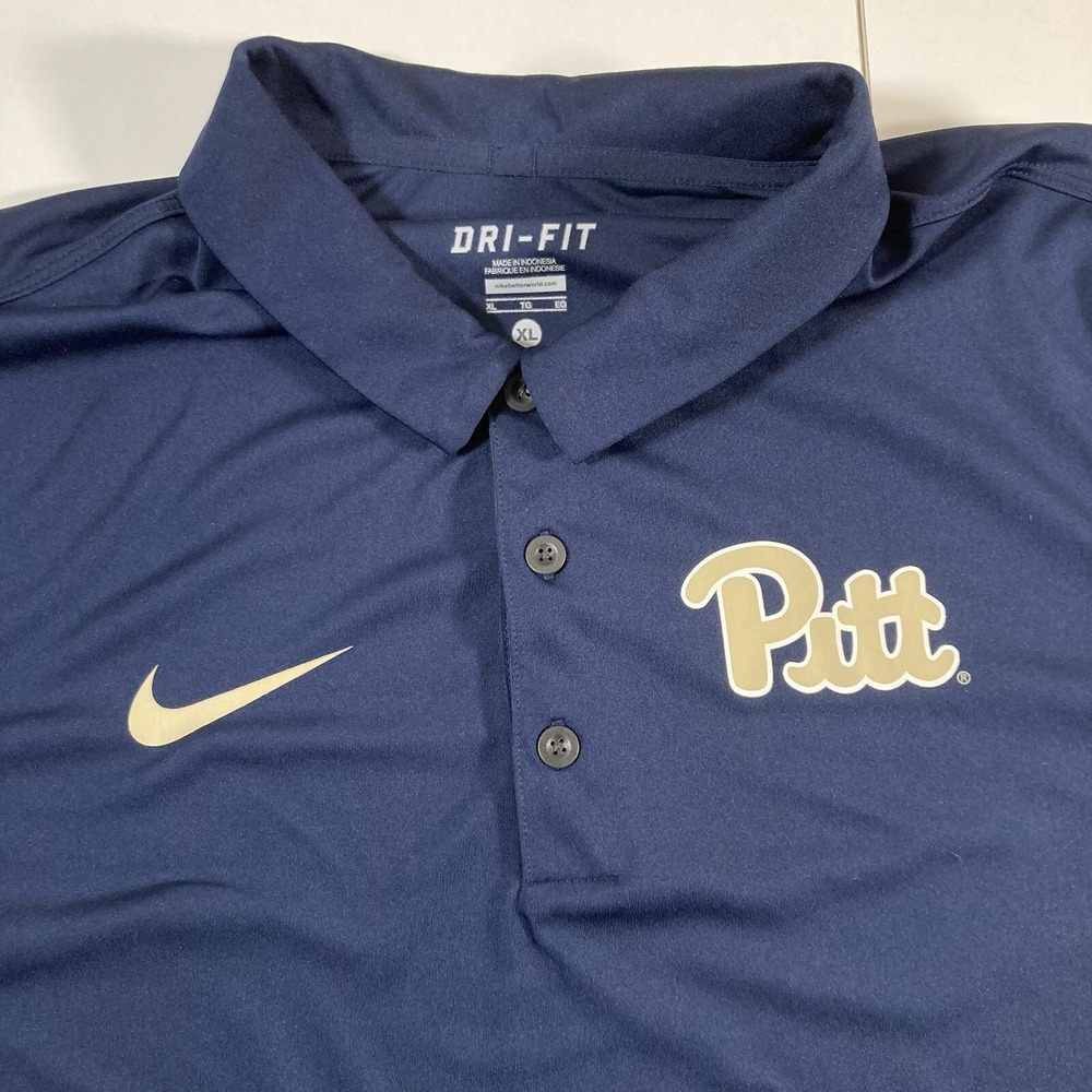 Pittstburgh Panthers Nike Dri-FIT Polo Shirt XL Evergreen Golf Performance‎